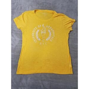 Vintage Aeropostale Yellow University NYC Graphic T-Shirt